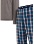 Ανδρική βαμβακερή Πυζάμα Tommy Hilfiger Woven Set UM0UM01960-0XD με καρό παντελόνι